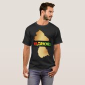 T-shirt Caraibes Cricket Guyana Guerriers Guyanais Cricket (Devant entier)