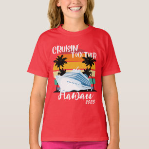 T-shirt Caraibes Croisière 2023 Famille amis Groupe Voyage