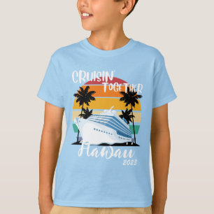T-shirt Caraibes Croisière 2023 Famille amis Groupe Voyage