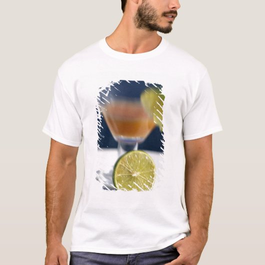 T-shirt Caraïbes, îles Vierges. punch au rhum tropical, (Devant)