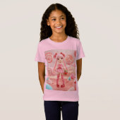 T-Shirt Caramel aux fraises (Devant entier)