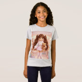 T-Shirt Caramel framboise (Devant entier)