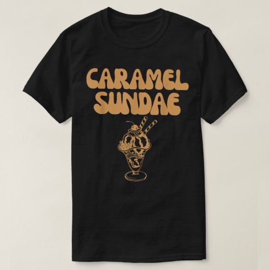 T-shirt Caramel Sundae 90s Rap Lover (Design devant)