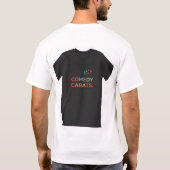 T-shirt Carats de la comédie en espèces (Dos)