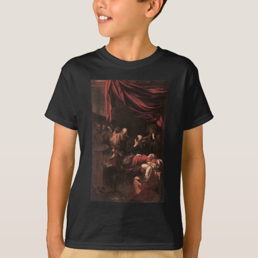 T-shirt Caravaggio la mort de la Vierge (Devant)