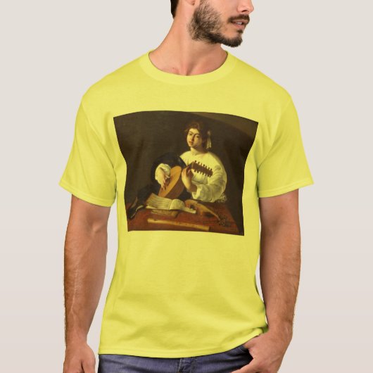 T-shirt Caravaggio - le joueur de luth (Devant)