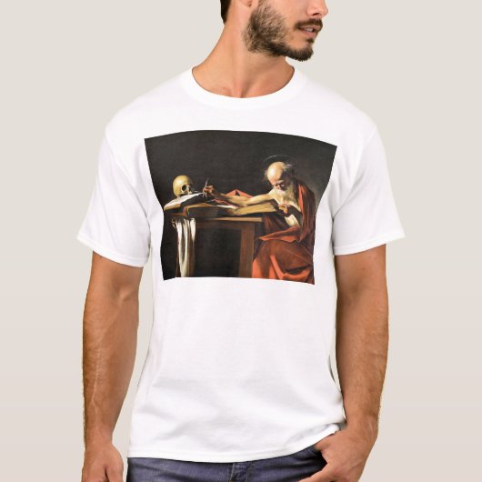 T-shirt Caravaggio - San Gerolamo - peinture de la (Devant)