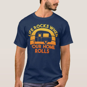 T-shirt Caravane Camping Caravane La vie est belle Quand V