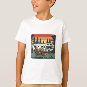 T-shirt Caravane Camping Vintage Aventure Bigfoot