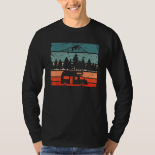 T-shirt Caravane de camping rétro campeur 1