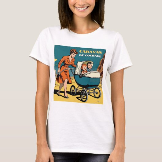T-shirt Caravane de courage (Devant)