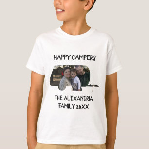 T-shirt Caravane personnalisées caravane famille photo heu