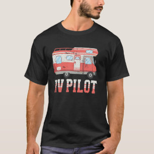T-shirt Caravane Rétro Camping Caravane Camping-Car Pilote