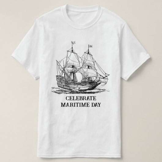 T-shirt Caravelle de Christophe Colomb (Design devant)