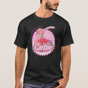 T-shirt Carbie I Lobs Pain Pâtes Pizza Retro Pink S