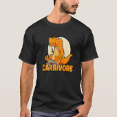 T-shirt Carbivore Dinosaure Pasta Spaghetti Carbohydrate R (Devant)