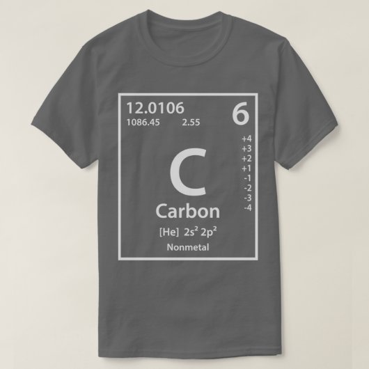 T-shirt Carbon Element  (Design devant)