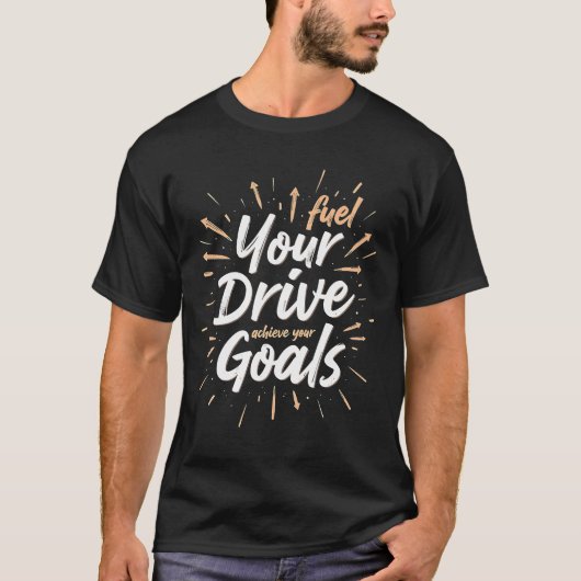 T-shirt Carburant - Devis Motivationnel (Devant)