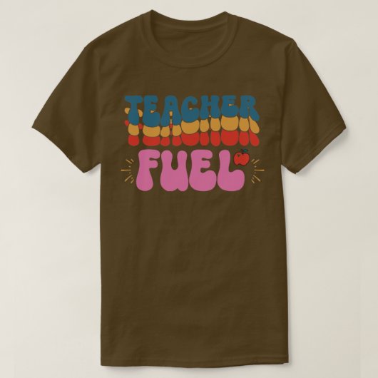 T-shirt Carburant enseignant (Design devant)