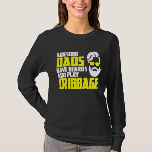 T-shirt Card Game Cribbage Game Night Father's Day Cribbag (Devant)