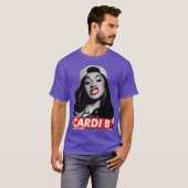 T-shirt Cardi B rappeuse (Devant entier)