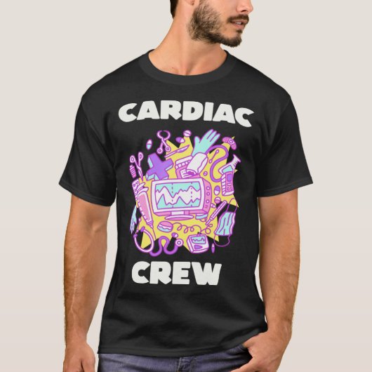 T-shirt Cardiac Crew Happy Doctors Day (Devant)