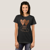 T-shirt Cardiac Nurse Week Melanated Woman Black History N (Devant entier)