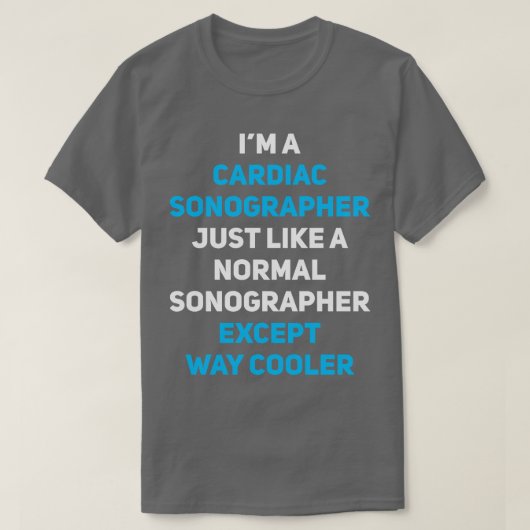 T-shirt Cardiac Sonographer 2 (Design devant)