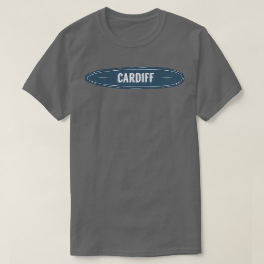 T-shirt Cardiff Longboard (Design devant)