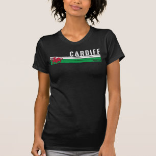 T-shirt Cardiff Pays de Galles Vibrant ville et patrimoine
