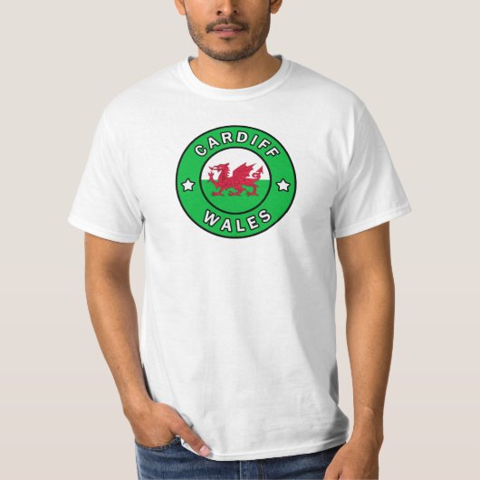 T-shirt Cardiff Wales (Devant)