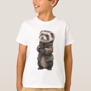 T-shirt Cardigan élégant Furet Enfants