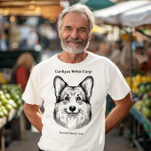 T-shirt Cardigan Welsh Corgi