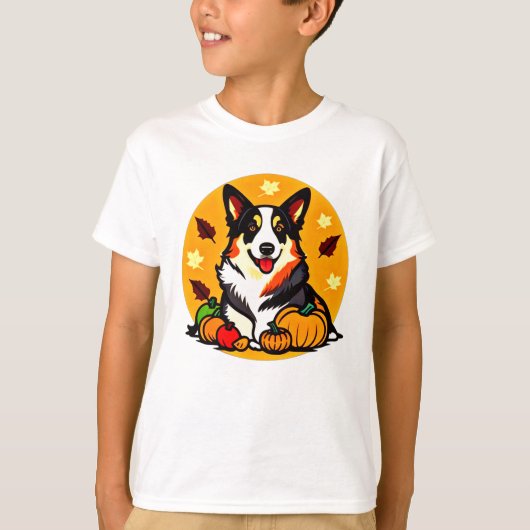 T-shirt Cardigan Welsh Corgi (Devant)
