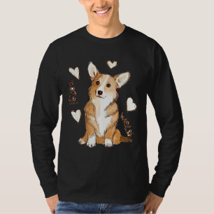 T-shirt Cardigan Welsh Corgi Cute Cardigan Welsh Corgi