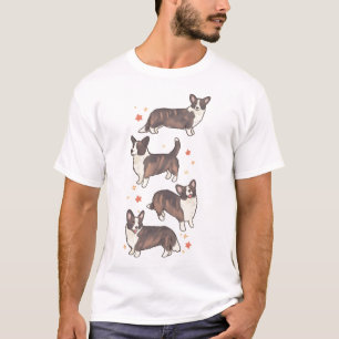 T-shirt Cardigan welsh corgi dog Delft � Cute Animal Art