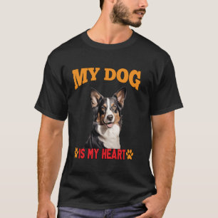 T-shirt Cardigan Welsh Corgi Propriétaire Design Mon Chien