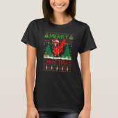 T-shirt Cardinal Bird Xmas Tree Ugly Santa Cardinal Chris (Devant)