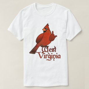T-shirt Cardinal drôle de la Virginie Occidentale