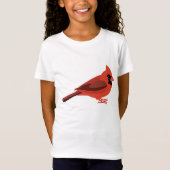 T-Shirt cardinal mignon (Devant)