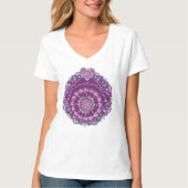 T-shirt Cardinal Red Rosace (Devant)