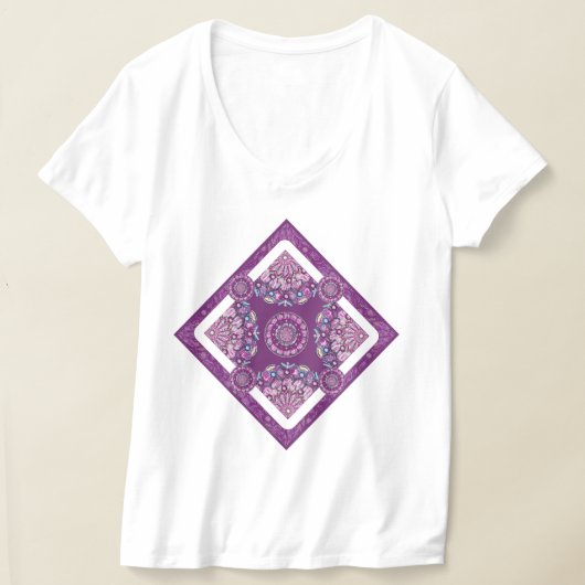 T-shirt Cardinal Red Rosace (Poser)