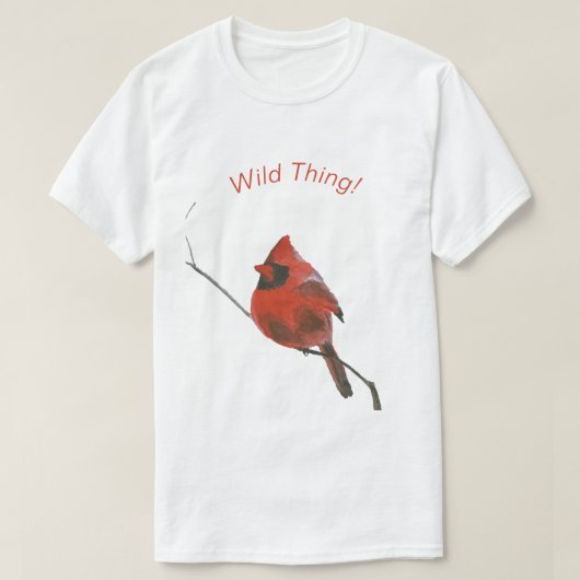 T-shirt Cardinal rouge (Design devant)