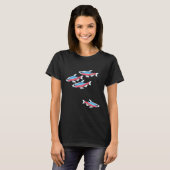 T-shirt Cardinal Tetra Schooling Tetra Community Fish (Devant entier)