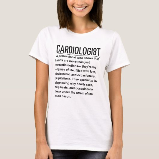 T-shirt Cardiologue (Devant)