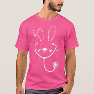 T-shirt Cardiologue Femme Heartbeat Ekg Docteur Médicale N
