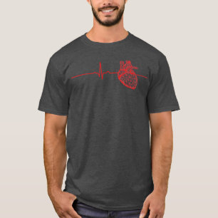T-shirt Cardiologue Heartbeat EKG ECG Cardiac Nurse