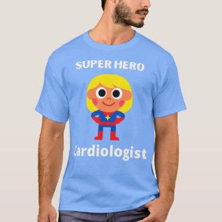 T-shirt cardiologue super héros