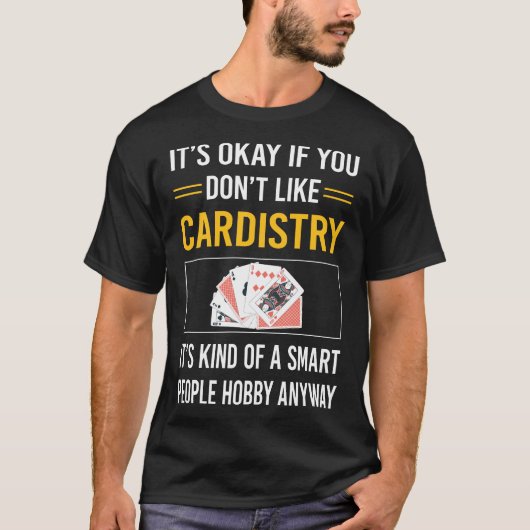 T-shirt Cardiste Cardistique Smart People (Devant)