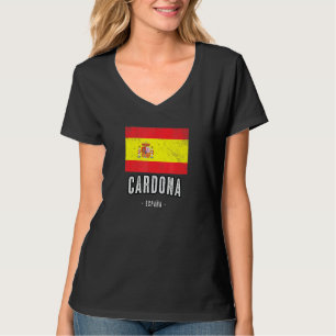 T-shirt Cardona Espagne Es Drapeau Ville Bandera Ropa